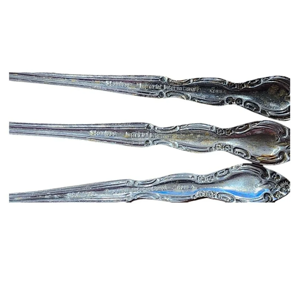 Set of 3 Imperial‎ International Korea ICE TEA SPOONS
